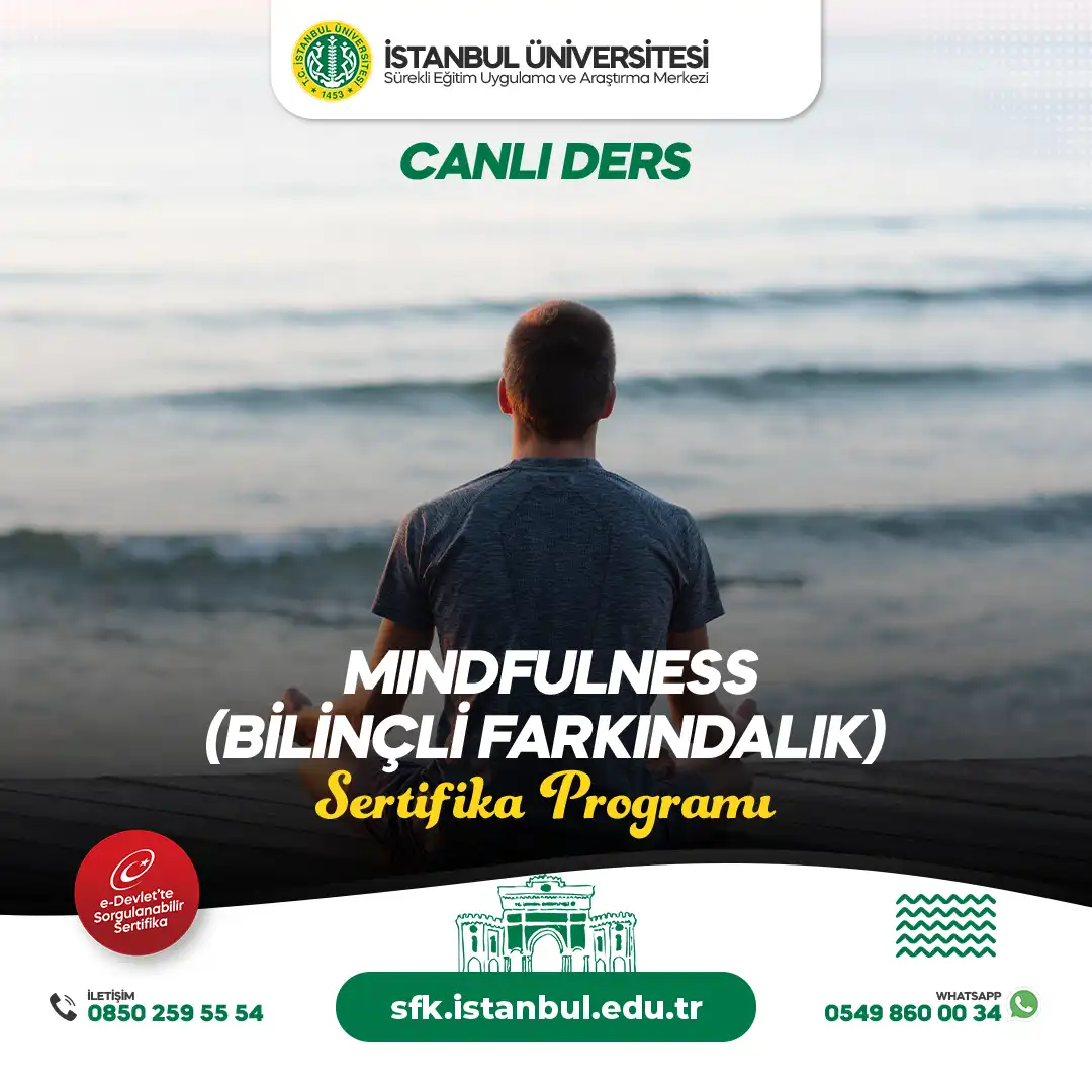 Mindfulness (Bilinçli Farkındalık) Eğitimi (Canlı)